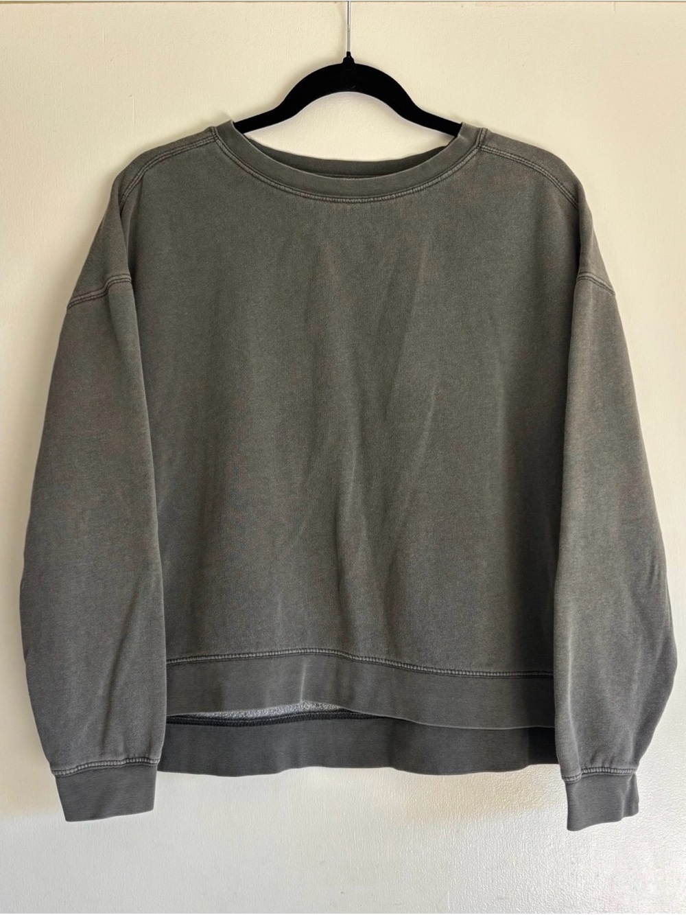 Cotton On Washed Gray Crewneck Sweatshirt Womens XS